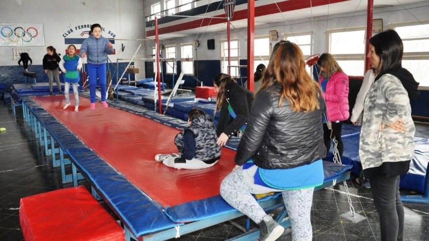 Los chicos de ATAD realizaron una actividad recreativa en Ferro
