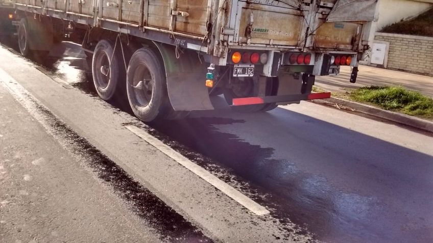Camioneta y camión protagonizaron siniestro en Avellaneda 