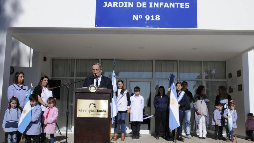 Se inauguró el nuevo edificio del jardín de infantes Nº 918 del Paraje San Benito