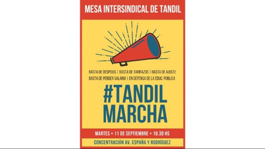 Movilización contra el ajuste, los tarifazos y en apoyo a la educación pública