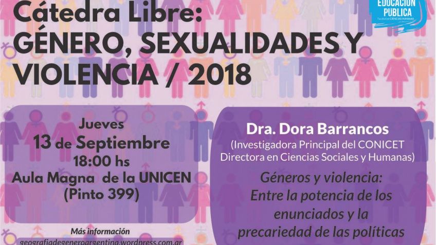 Cátedra Libre "Género, sexualidades y violencia"