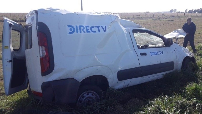 Tandilense resultó herida tras un vuelco cerca de Coronel Dorrego