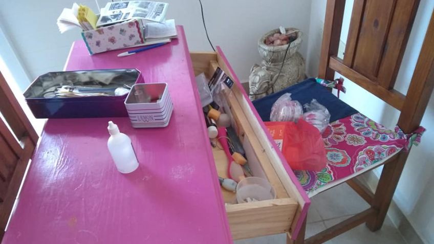 Robaron elementos de trabajo de una peluquería