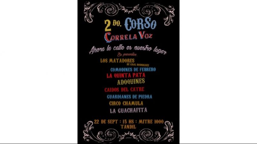 Correla Voz festeja sus cuatro años murgueando