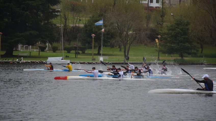 Tandil lideró el podio en la Regata de Canotaje Velocidad