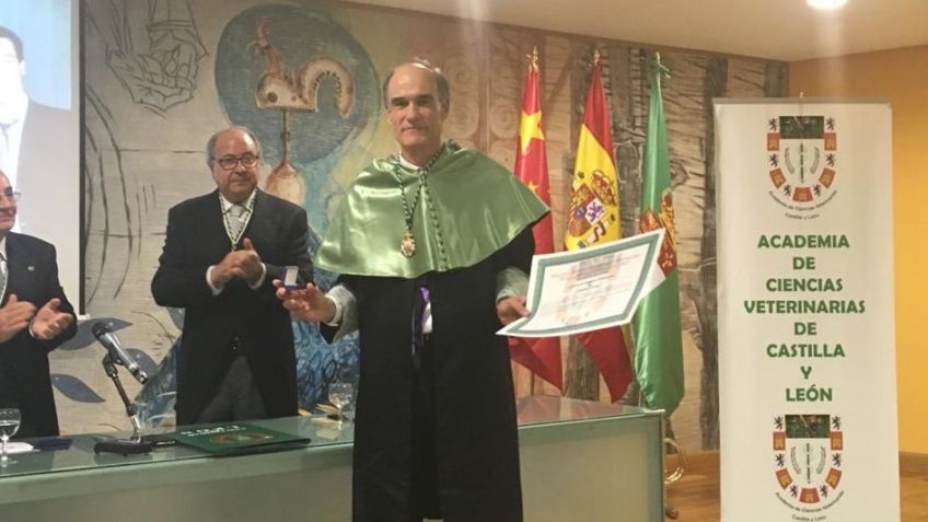 El Dr. Lanusse fue distinguido por Academia  de Ciencias Veterinarias en España