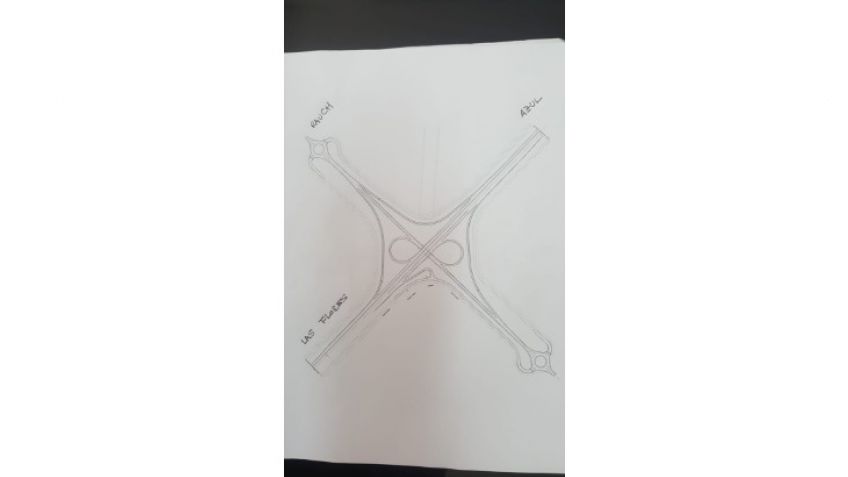 Así será el distribuidor de la ruta 30 y la autovía de la ruta 3