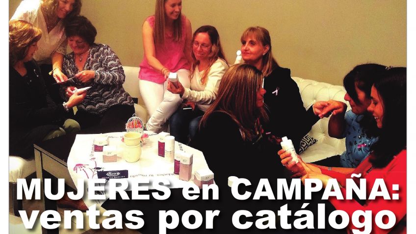 Mujeres en campaña: ventas por catálogo