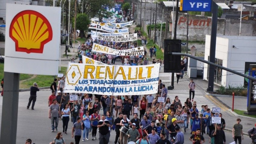 Metalúrgica: miles de personas participaron de la marcha 