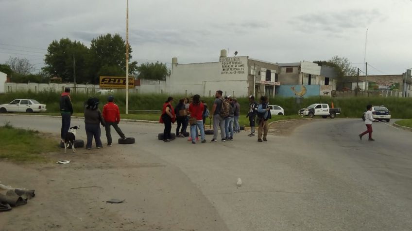 La agrupación de Altamirano volvió a cortar la Ruta 226