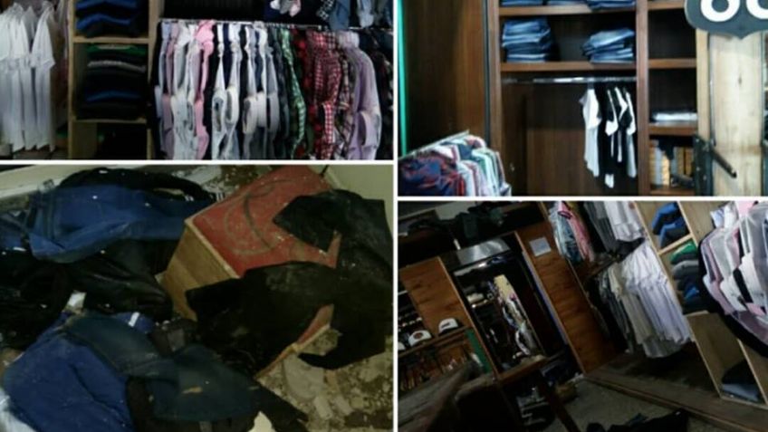 Realizaron cuantioso robo en local de ropa de Villa Italia