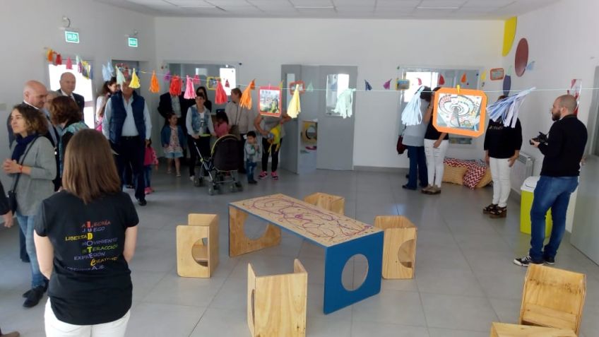 Se inauguró la Ludoteca en la Universidad Barrial