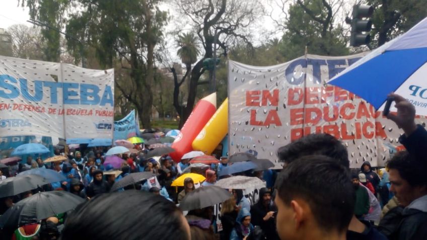 Gremios estiman 85% de acatamiento al paro docente