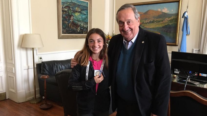 El Intendente recibió a la campeona olímpica, Brisa Bruggesser