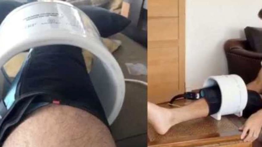 Del Potro continúa con la recuperación de su rodilla