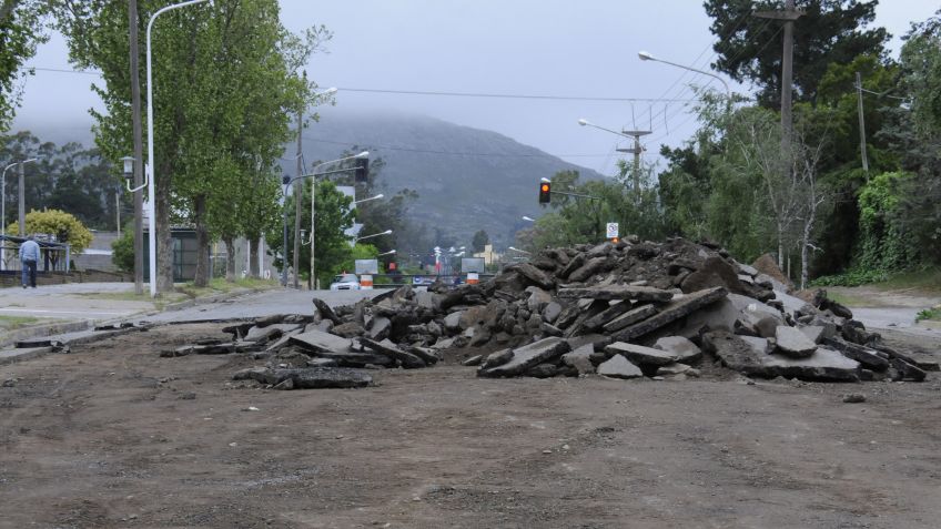 Comenzó la repavimentación de cinco cuadras en Buzón