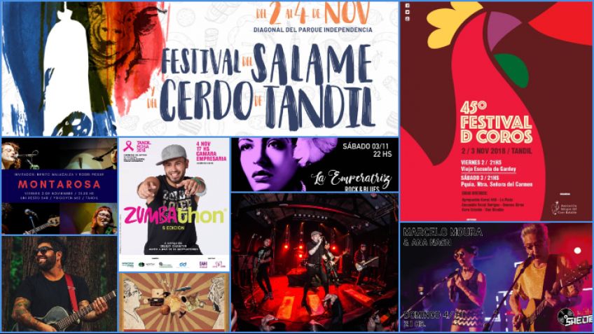 Gran agenda para el fin de semana