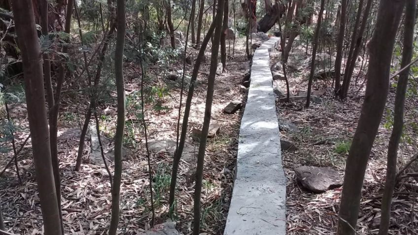 Última etapa de la construcción de la nueva red cloacal en el Parque Independencia
