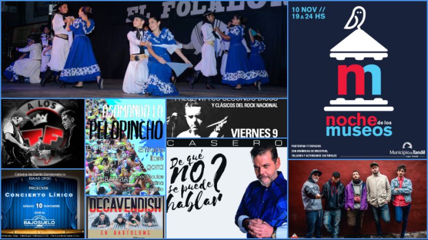 Extensa agenda artística para este fin de semana
