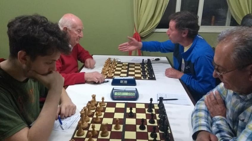 Ajedrez en el Club Boca. Campeonato de Tandil