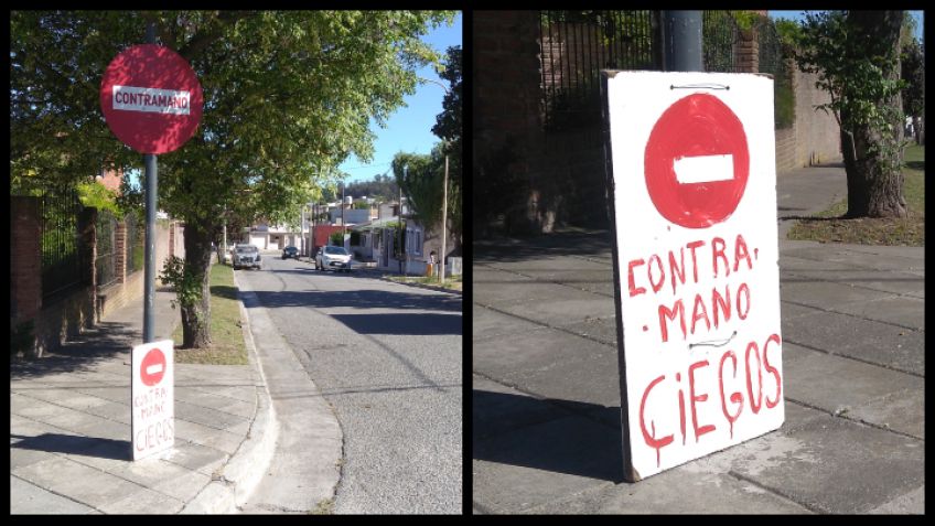 Ciegos en contramano