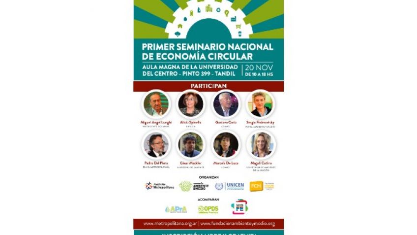 Tandil recibe al primer Seminario Nacional sobre Economía Circular