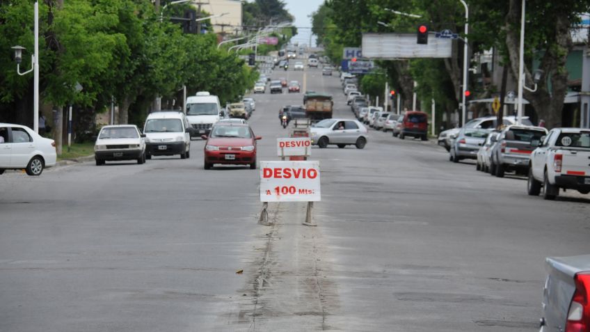 Comenzaron los trabajos de repavimentación de un nuevo tramo de la Avellaneda