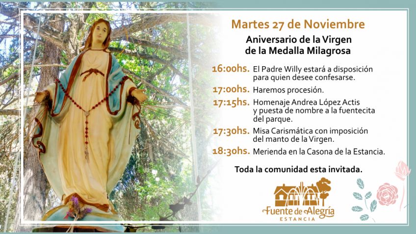 Misa Aniversario Medalla Milagrosa