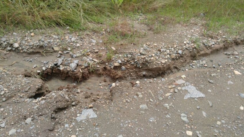 Quejas por el estado del acceso al Valle del Picapedrero