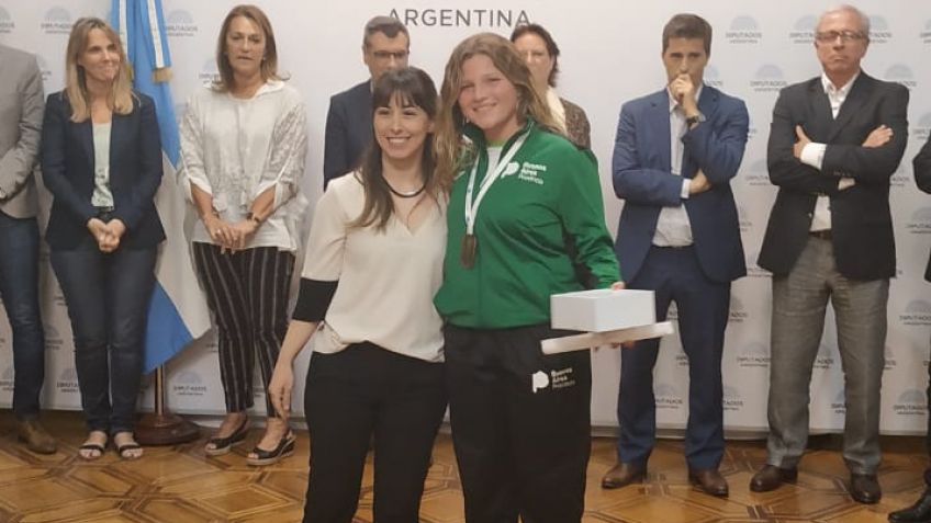Reconocieron a Magali Dadario en la Cámara de Diputados de la Nación