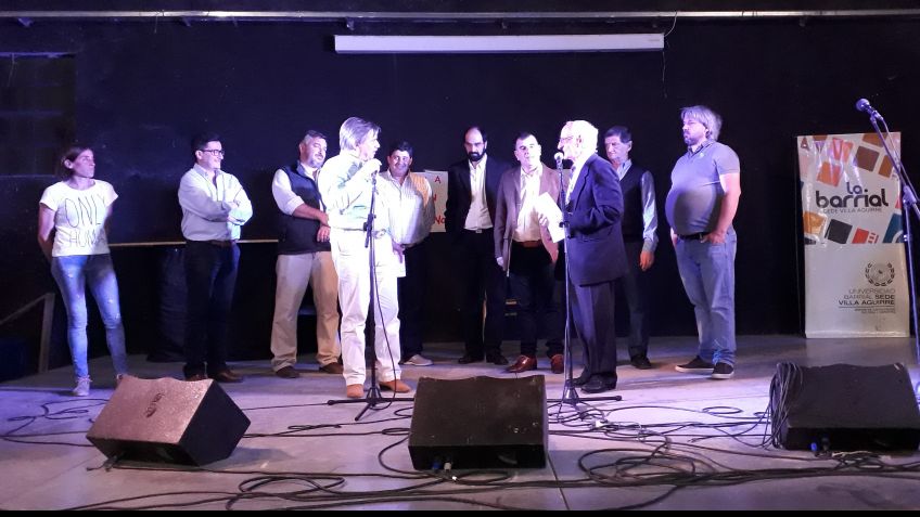 Tatán Corrado vivió su gran noche de homenaje.