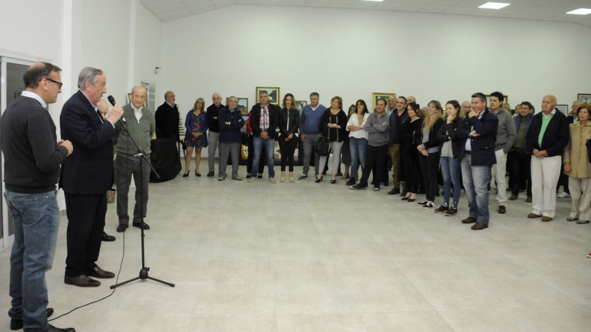 Lunghi participó de la inauguración del nuevo SUM del Club Talleres