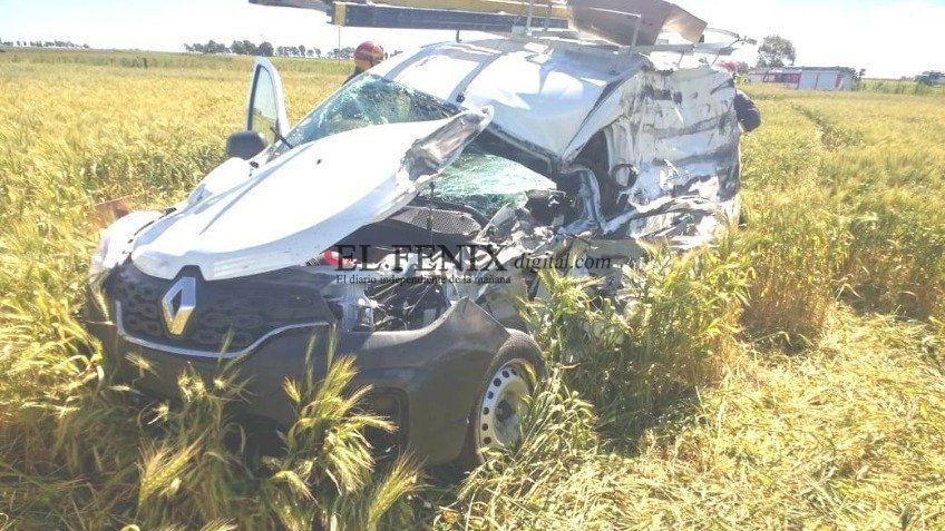 Tandilense herido tras duro choque rutero