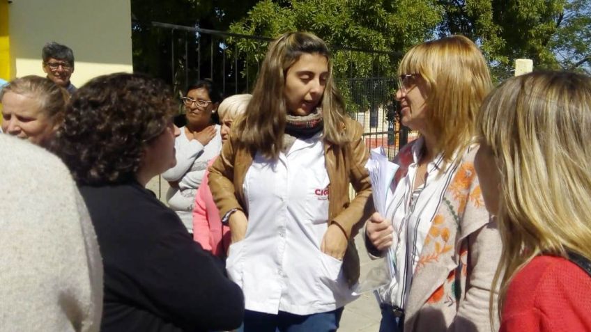 Funcionarios dieron explicaciones a los vecinos del Centro de Salud del Barrio Maggiori