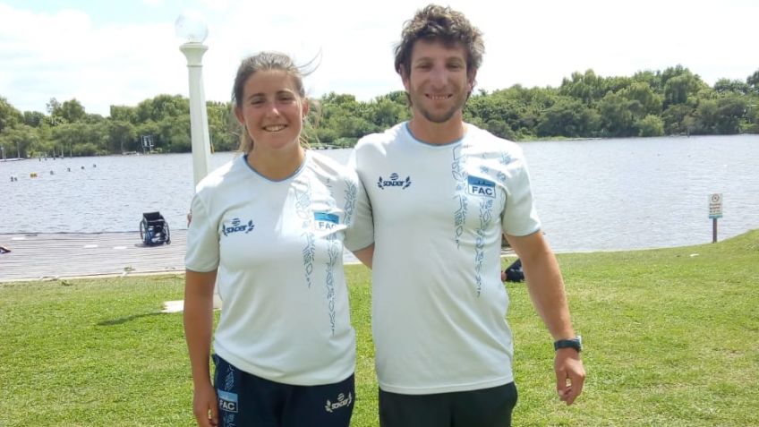 Dos palistas locales participarán en el sudamericano de canotaje