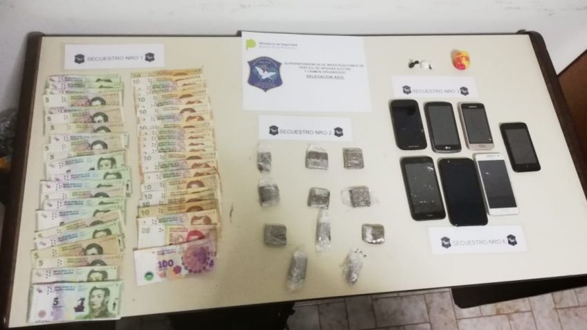 Secuestran marihuana y cocaína en allanamiento