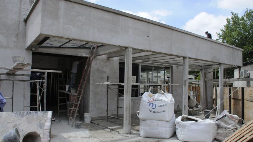 Avanzan las obras de ampliación de la guardia del Hospital Santamarina