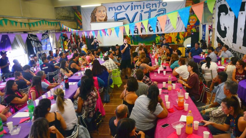 Se realizó el acto de cierre de año para el Movimiento Evita