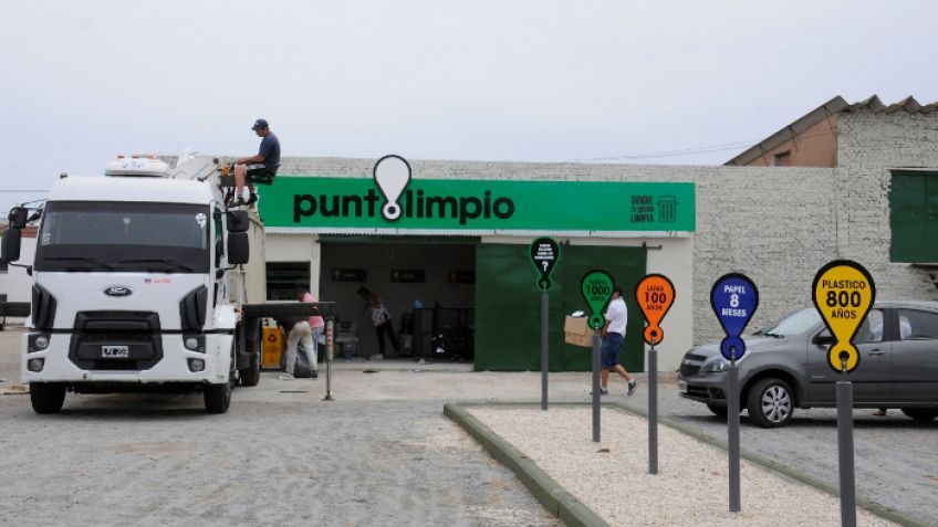 Los Punto Limpio recibieron dos toneladas de residuos por día