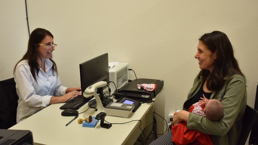 Ignacia fue la primera bebé inscripta en el Registro de Personas del Hospital