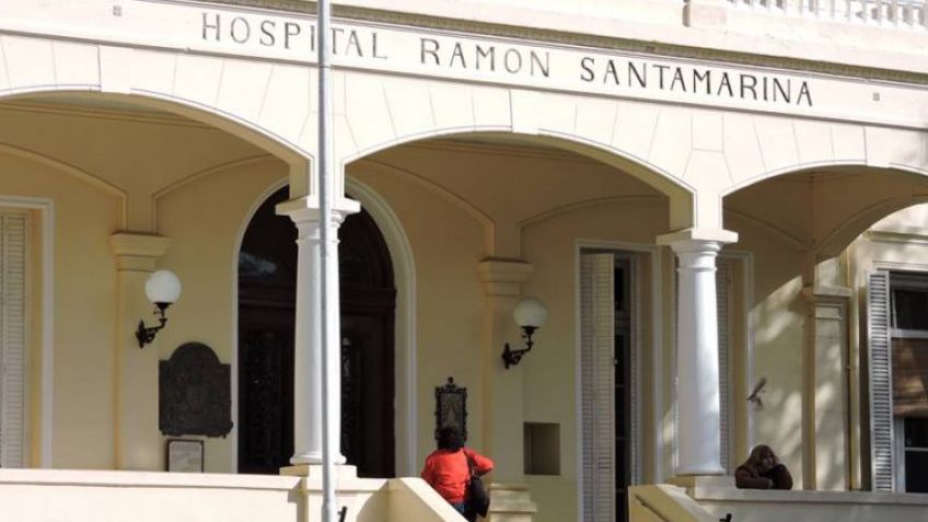Camilleros del Hospital Santamarina están de paro