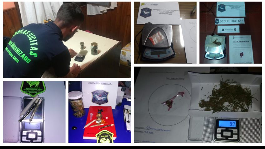 Cocaína, marihuana y éxtasis, la droga secuestrada en la primera quincena de enero
