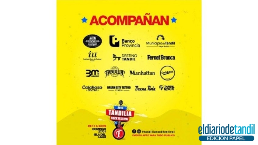 "Estamos apostando a Tandil, es el primer festival de esta magnitud en la ciudad"