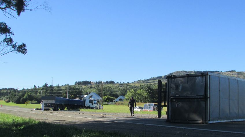 Triple choque en Ruta 226