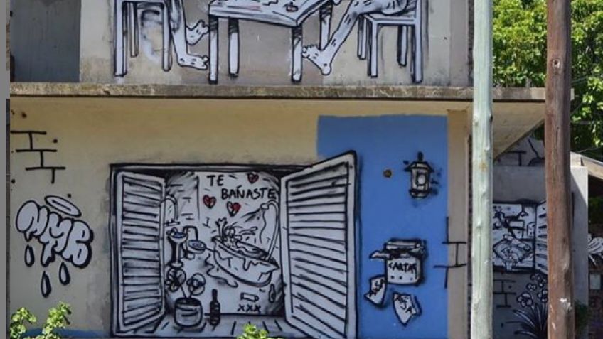 La casa de Sarmiento y 11 de septiembre se bañó