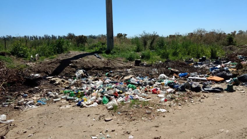 La limpieza duró poco: volvieron a llenar de basura Circunvalación y Cuba
