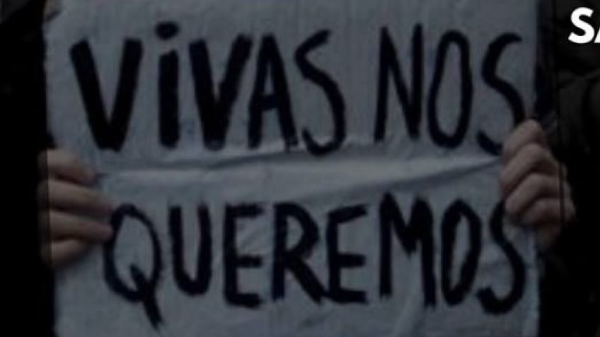 Se realizó una movilización bajo el lema "Mujeres de luto"