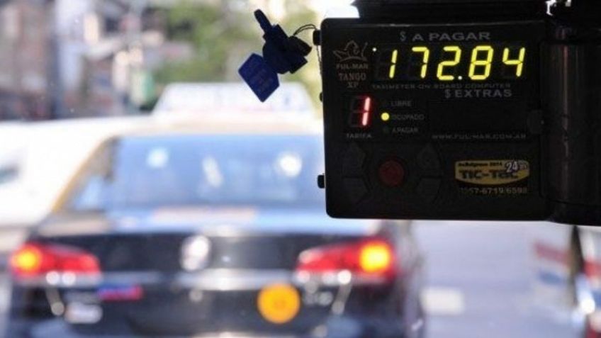 La bajada de bandera del taxi se iría a $30