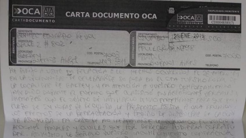 Casamiento en Gardey terminó con amenazas,  escraches y denuncias