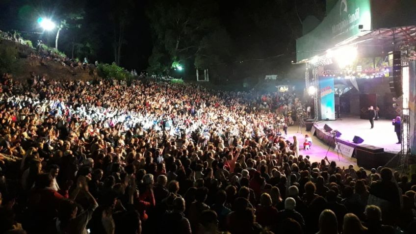 Con una multitud, terminó el Festival de la Sierra